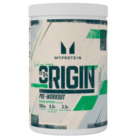 Myprotein Origin Pre-Workout Manzana Ácida 600g – Energía Explosiva [img1]