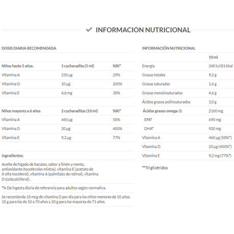 Suplemento Nutricional Lysi Menta-Limón 240ml - Salud Completa Imagen 2