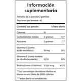 Gomitas Nature's Bounty Fresa 80 unidades - Belleza para cabello, piel y uñas con biotina  2