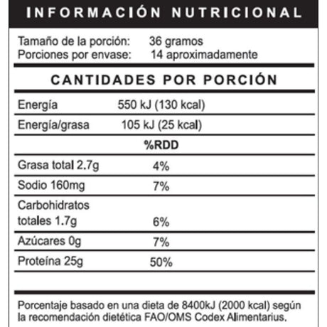 Proteína en Polvo PowerLab Aislada de Arveja 500g - Energía deportiva 2