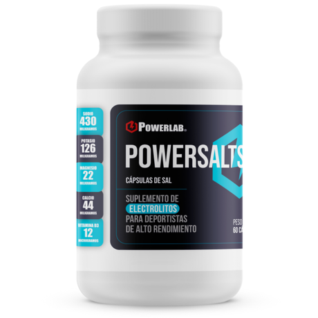 [imagen 2] Pastillas de sal Powerlab Powersalts 44g – Reposición inmediata de sodio para evitar calambres musculares.