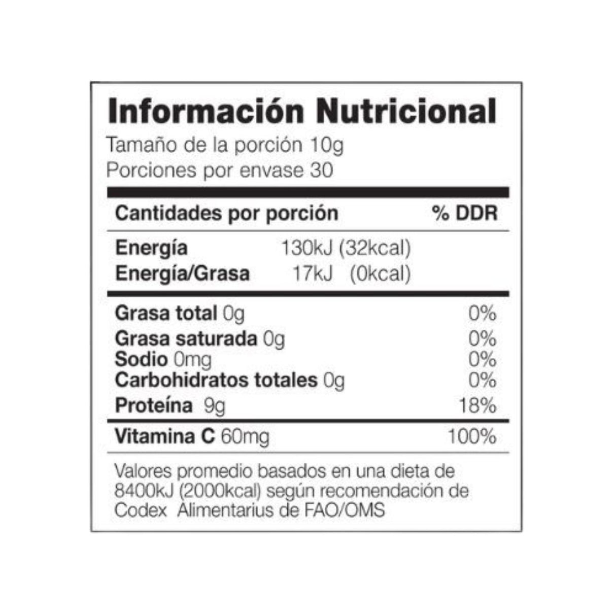 Colágeno en Polvo PowerLab Hidrolizado Sabor Neutro 300g