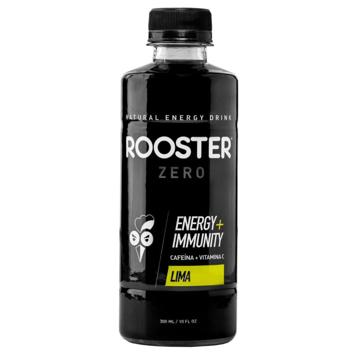 Bebida Energizante Saborizada Booster Inmmunity Limón Rooster Botella 300 Ml