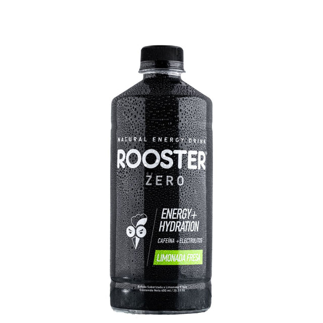 Bebida Energética Rooster Energía + Hidratación Limonada Fresa 600ml - Energía deportiva