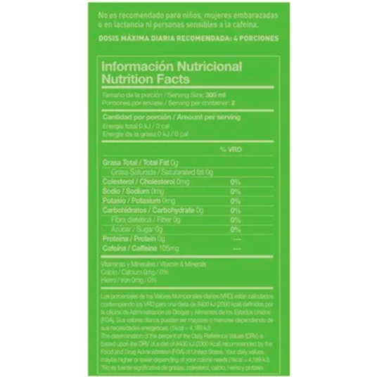 Té energético verde 600 ml sin azúcar Rooster [imagen 4]