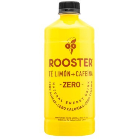 Rooster Té Negro Limón 600 ml energía funcional refrescante [imagen 1]