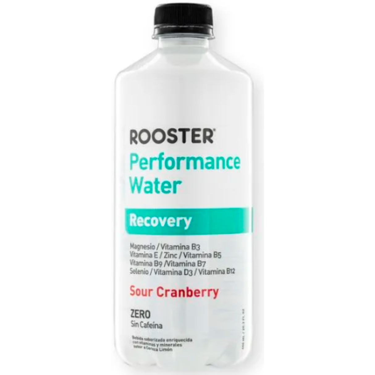 Rooster Performance Water Recovery Sour Cranberry 600 ml – bebida para recuperación rápida [imagen 1]