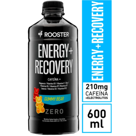 Bebida energética con electrolitos Rooster Recovery 600 ml [imagen 2]