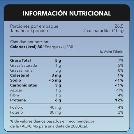 Mantequilla Natural Bites Almendra+Proteína 265g - Ganancia Muscular Imagen 3