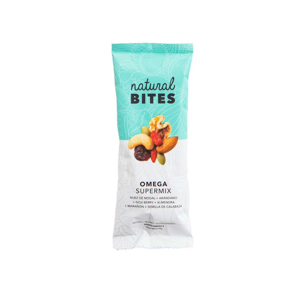 Mezcla Superfoods Natural Bites Original 50g - Energía Natural Imagen 1