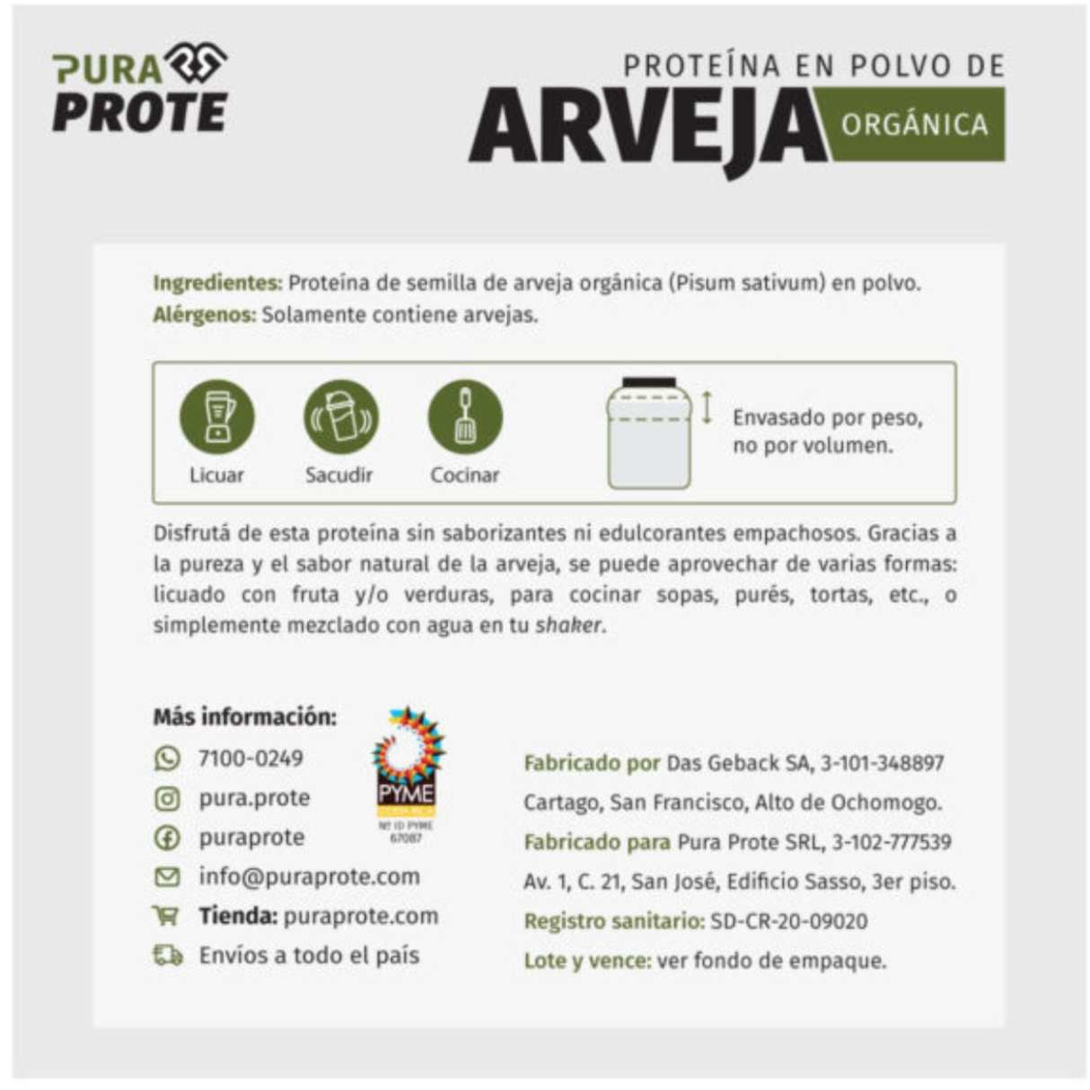Proteína por ahorro 4 lb – Deportistas CR [imagen 3]