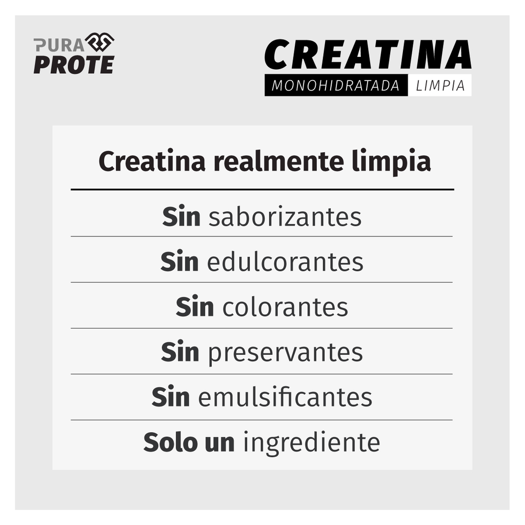 Creatina Pura Prote Limpia 908g - Máxima Energía Imagen 5