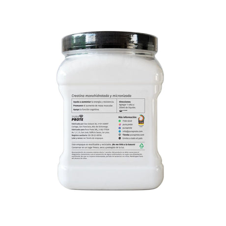 Creatina Limpia Pura Prote 454g - Energía deportiva 1