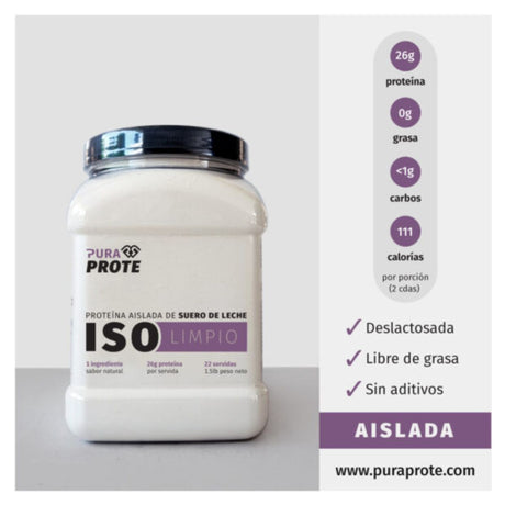 ISO Limpio Pura Prote 680g - Energía deportiva 1