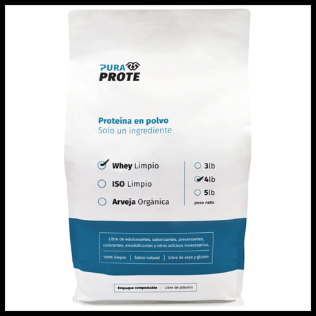 Whey Limpio 4 lb refill compostable proteína pura [imagen 1]