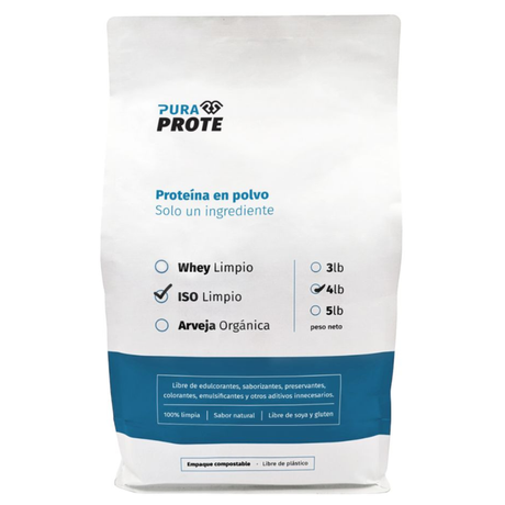 ISO Limpio 4 lb proteína aislada pura [imagen 1]