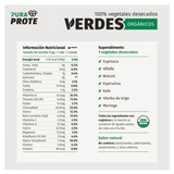 Superfoods Pura Prote Verdes Orgánicos 300g - Energía Natural Imagen 2