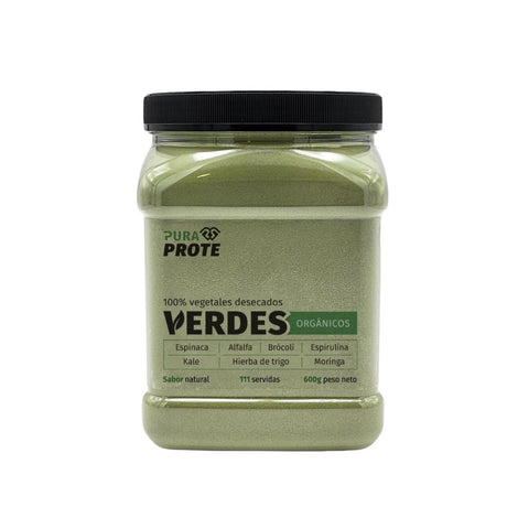 Verdes Orgánicos Pura Prote 600g - Energía deportiva