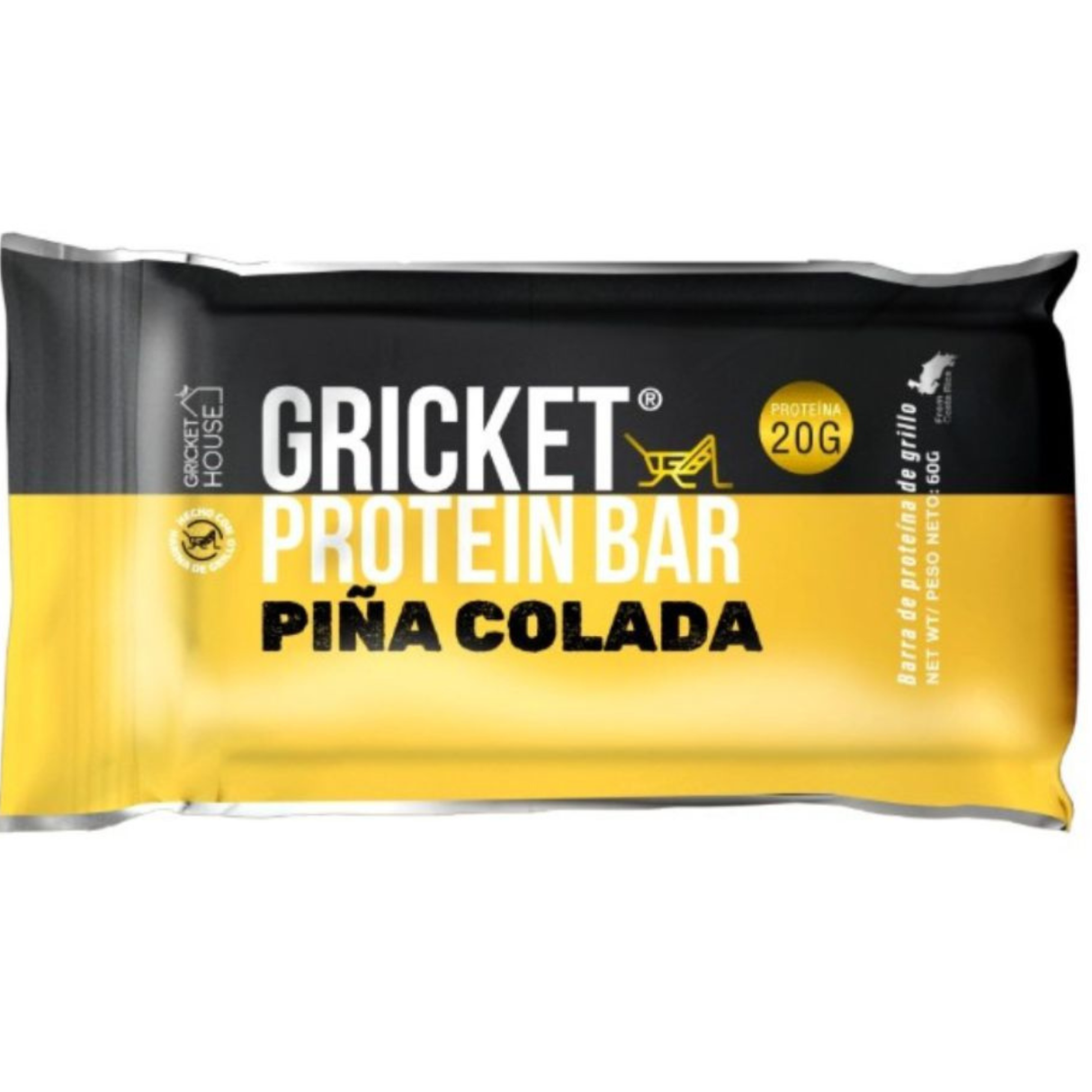 Gricket barrita proteína piña colada 60g grillo tropical [img1]