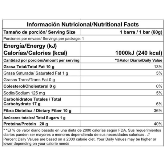 Barrita proteína grillo Costa Rica chocolate amargo 60g [img4]