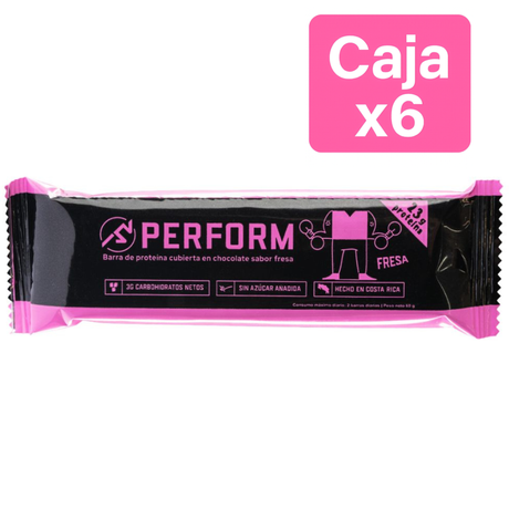 Perform barrita de Fresa– snack proteico para entrenar en Costa Rica [imagen 1]
