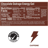 Información nutricional gel GU chocolate con 100 calorías y electrolitos para hidratación [imagen 2]