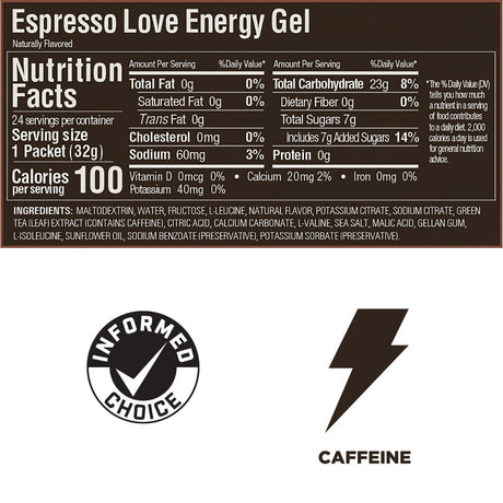 Gel Energizante GU Con Cafeína Espresso 32g - Energía deportiva 2