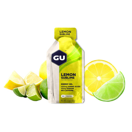 Gel Energizante GU Sin Cafeína Limón 32g - Energía deportiva 1