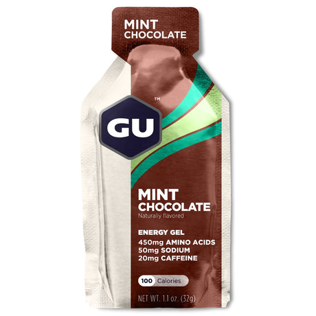 Gel Energizante GU Con Cafeína Chocomenta 32g - Energía deportiva