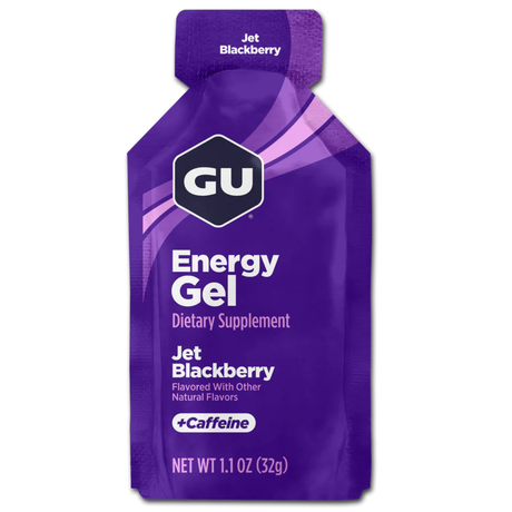 GU Energy Gel Mora 32 g con cafeína, energía rápida para correr [imagen 1]