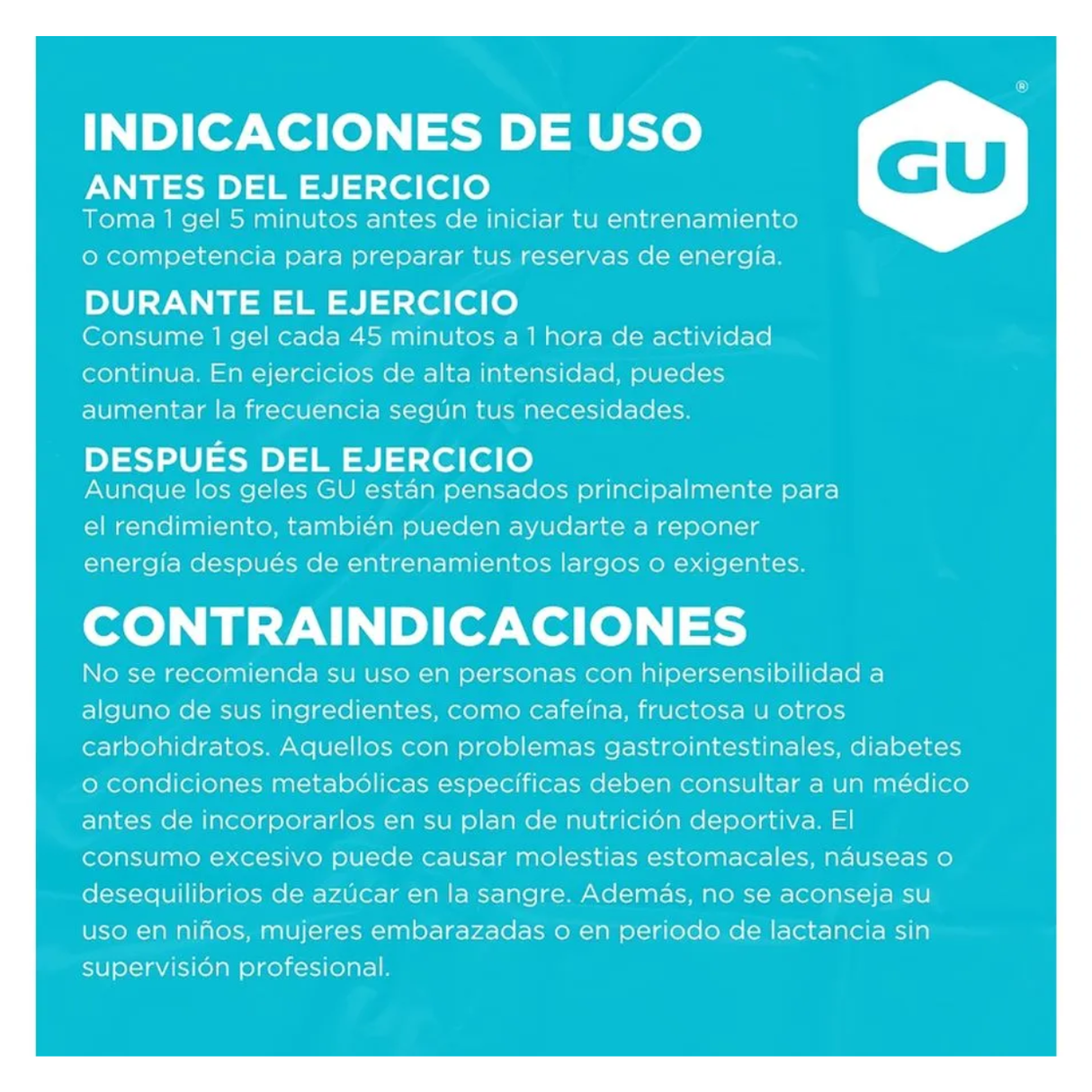 Textura suave de gel energético GU fácil de digerir durante entrenamientos fuertes [imagen 2]