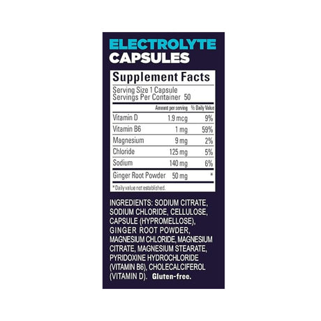 Pastillas Energéticas GU Roctane Ultra Endurance con Electrolitos 50 Capsulas - Hidratación y energía 1
