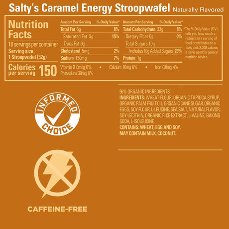 Galleta Energética GU Stroopwafle Caramelo Salado 30g - Energía deportiva 2