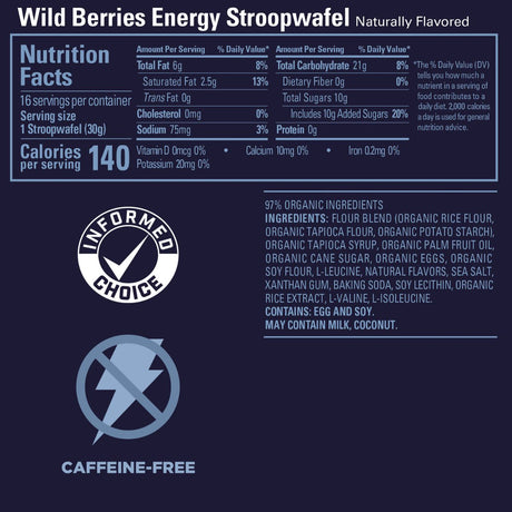 Galleta Energética GU Stroopwafle Frutos Silvestres 30g - Energía deportiva 2
