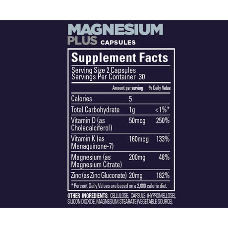 Roctane capsulas Magnesio Plus GU 49.5g - Energía deportiva 1