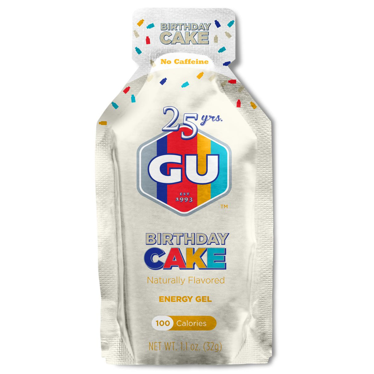 Gel Energizante GU Sin Cafeína Pastel 32g - Energía deportiva