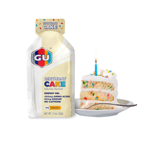 Gel Energizante GU Sin Cafeína Pastel 32g - Energía deportiva 1