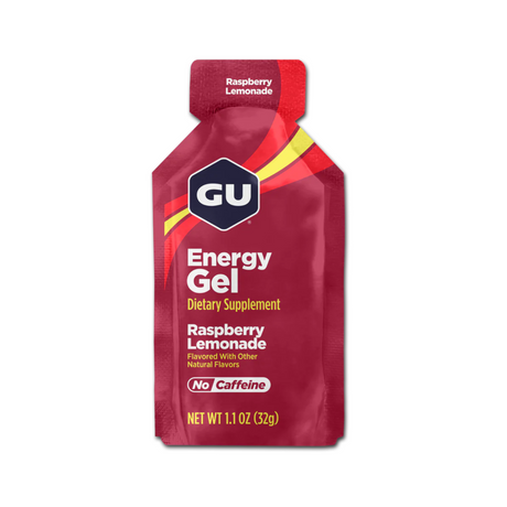 [imagen 1] GU Energy Gel Frambuesa Limonada 32g – Gel energetico sin cafeina para evitar la fatiga.