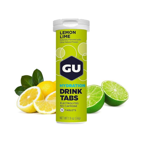 Pastillas Hidratantes GU Sin Cafeína Lima Limón 12 Tableta - Energía deportiva 2