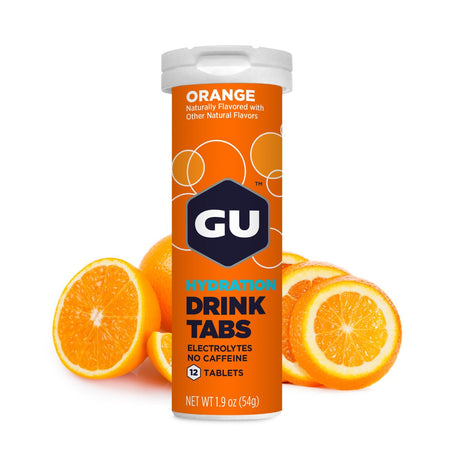 Pastillas Hidratantes GU Sin Cafeína Naranja 12 Tabletas - Energía deportiva 1