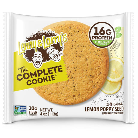 Galleta de Proteína Vegana Lenny & Larry Limón 113g - Energía deportiva