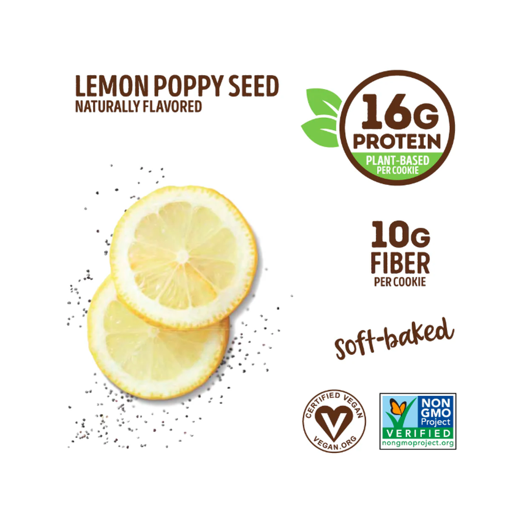 Lenny & Larry’s Complete Cookie Lemon Poppy Seed – Snack saludable con proteína vegetal [imagen2]