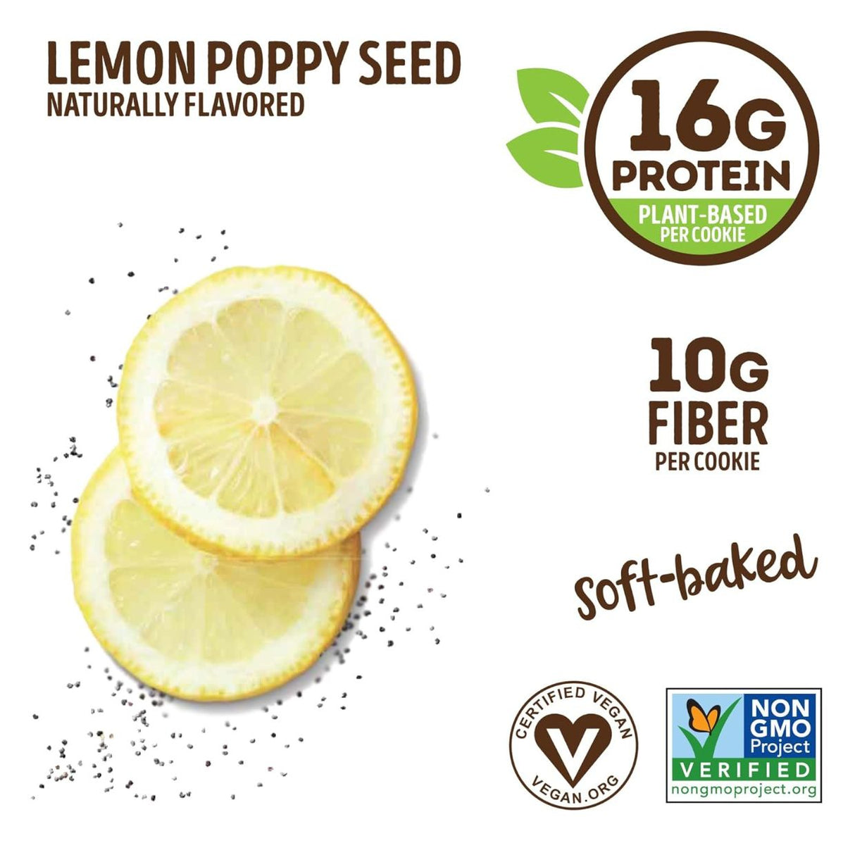 Galleta de Proteína Vegana Lenny & Larry Limón 113g - Energía deportiva 2