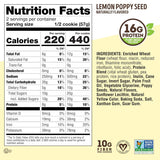 Galleta de Proteína Vegana Lenny & Larry Limón 113g - Energía deportiva 3
