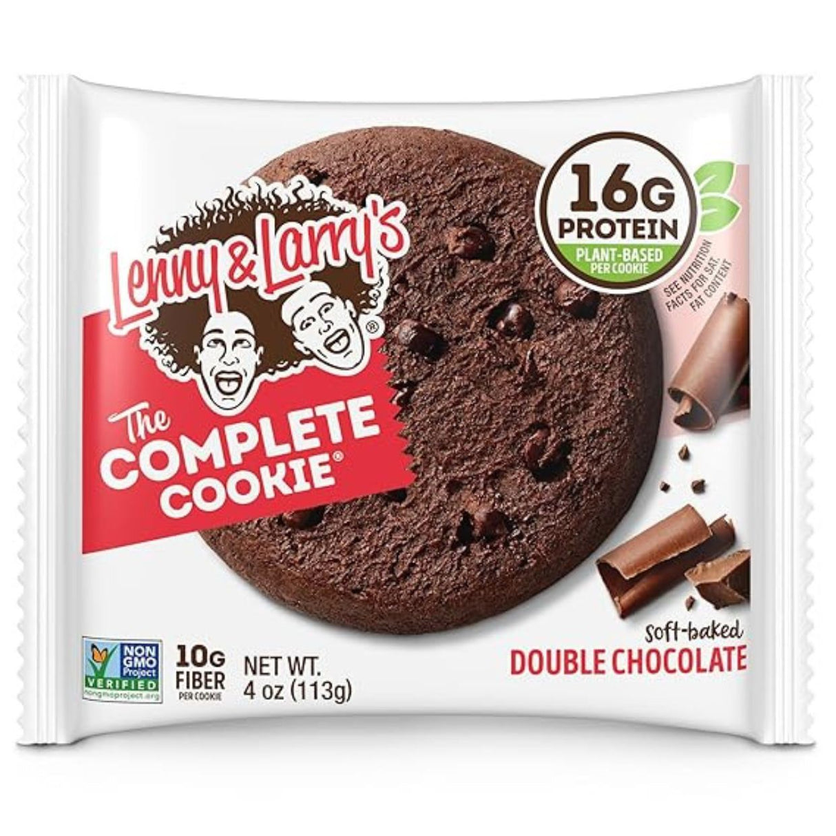 Galleta de Proteína Vegana Lenny & Larry Doble Chocolate 113g - Energía deportiva
