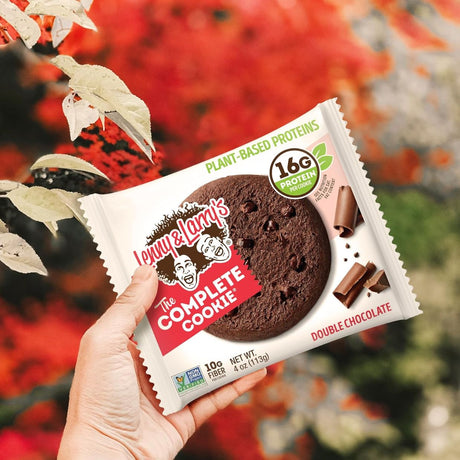 Galleta de Proteína Vegana Lenny & Larry Doble Chocolate 113g - Energía deportiva 4