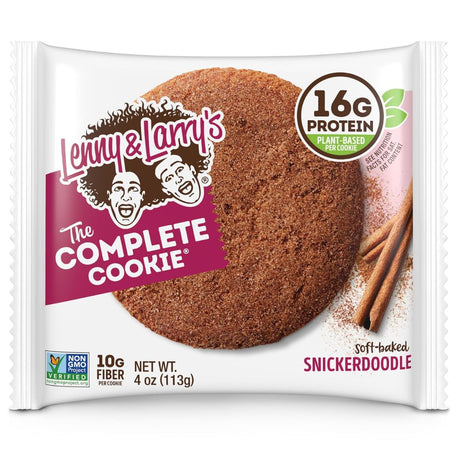 Galleta de Proteína Vegana Lenny & Larry Canela 113g - Energía deportiva