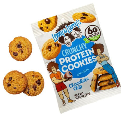 Galleta de Proteína Lenny & Larry Vegana Chocochips 35g - Energía deportiva 2