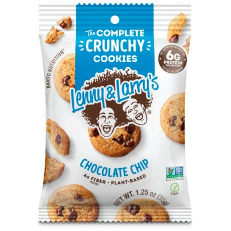 Lenny & Larry’s Complete Crunchy Cookies Chocolate Chip – Snack proteico vegano [1]
