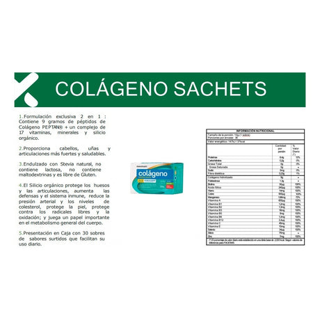 Suplementos Maxinutri Rejuvenece Colágeno PEPTAN 30 Sachets - Articulaciones Saludables Imagen 2